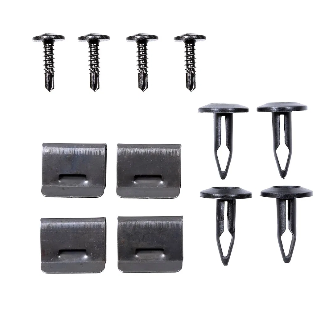 TFHKD01 – TRAILFX Fender Flare Hardware Kit, For Trail FX TFD3001S Fender Flare With Four Short Black Metal U Clips/ ...